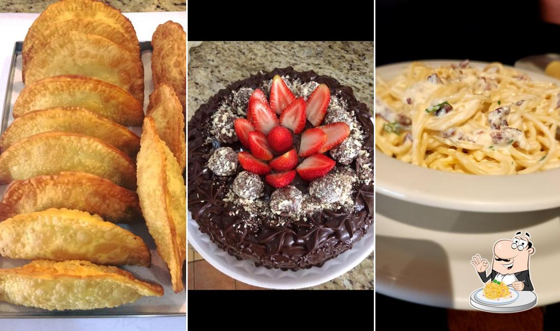 Espaguete carbonara em Café Angelina