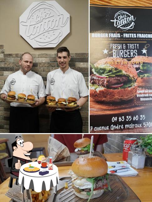 Essayez un hamburger à CHEZ TONTON METZ