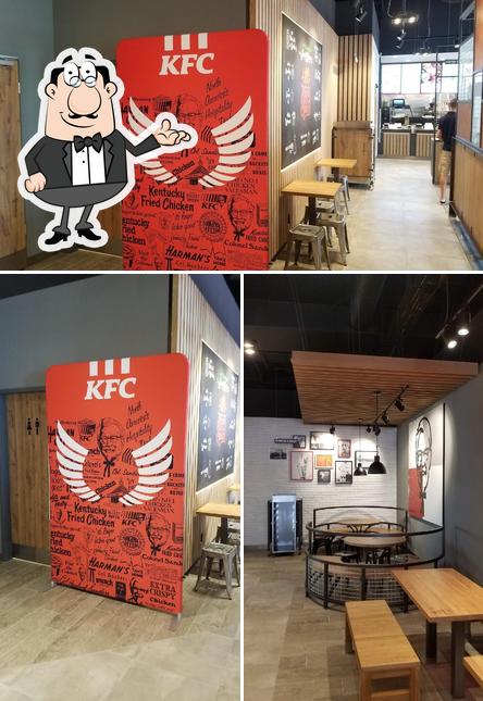 Gli interni di KFC