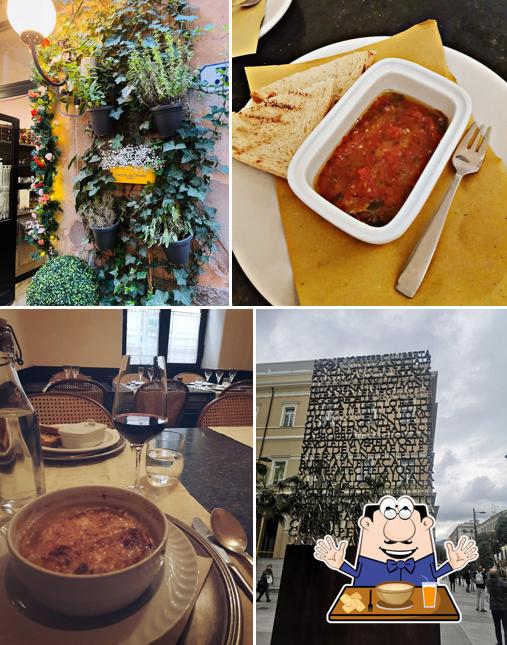 Platti al Osteria Da Oreste