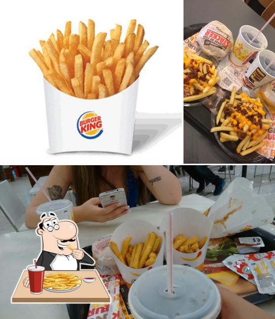 Experimente fritas no Burger King