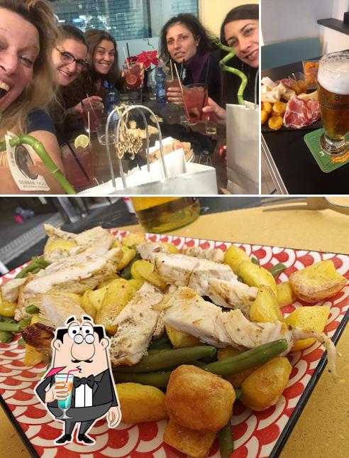 Questa è la immagine che presenta la bevanda e cibo di Bar Bargonzi