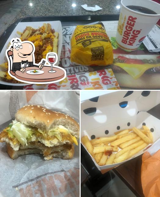 Comida em Burger King