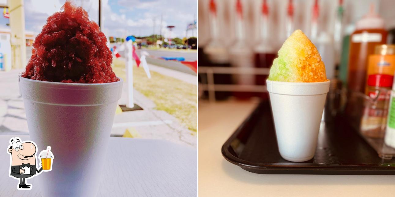 Enjoy a drink at Frostbites Shaved Ice