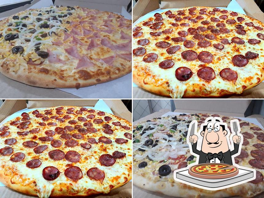 Peça diferentes estilos de pizza