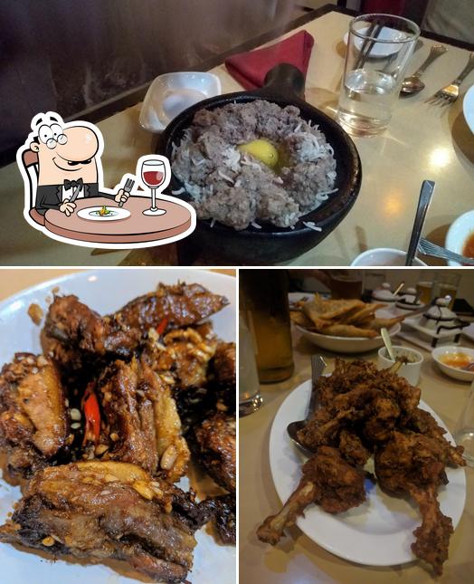 Food at Ling's Pavilion