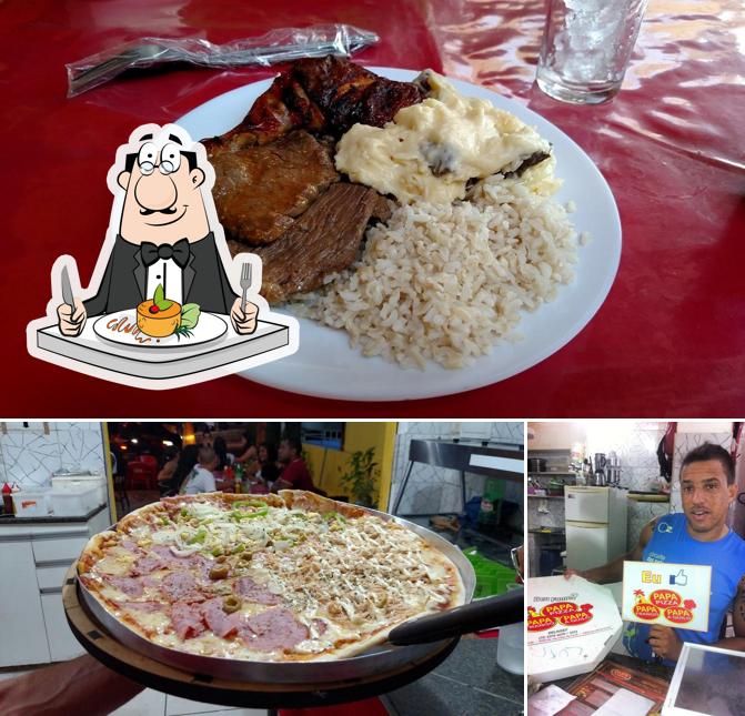 Comida em Papa Pizza
