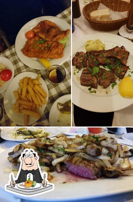 Comida en Restaurant Paros