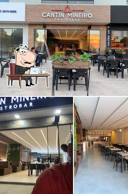 O interior do Cantin Mineiro Gastro Bar