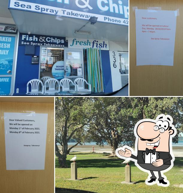 Seaspray Takeaways in Snells Beach Restaurant menu and reviews