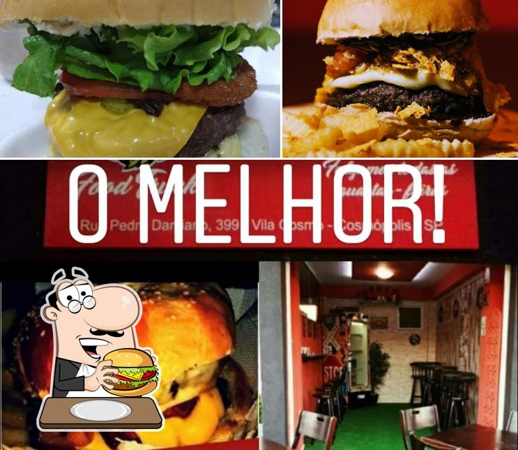 Consiga um hambúrguer no Guerreiro's Burger