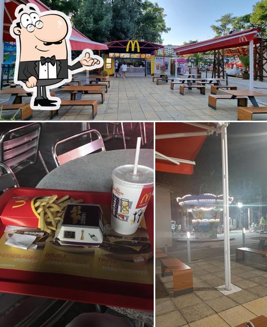 L'intérieur de McDonald's