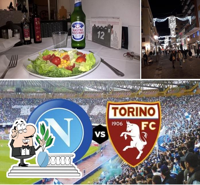La esterno e birra del ristorante
