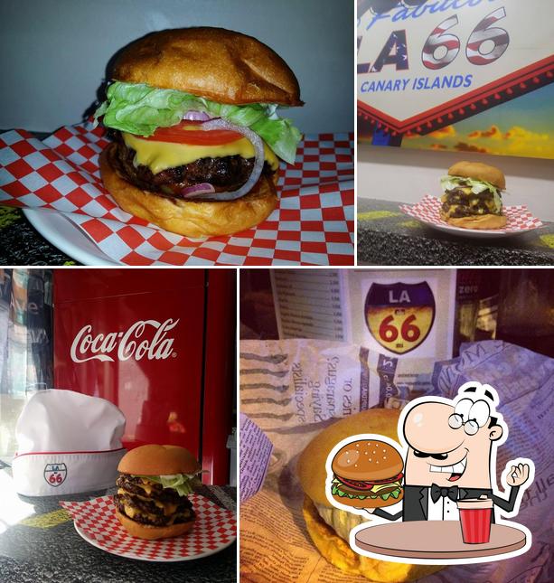 Попробуйте гамбургеры в "Restaurante LA 66"