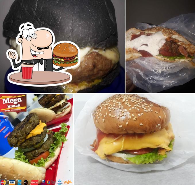 Os hambúrgueres do Mega Snack - Hamburgueria irão saciar diferentes gostos