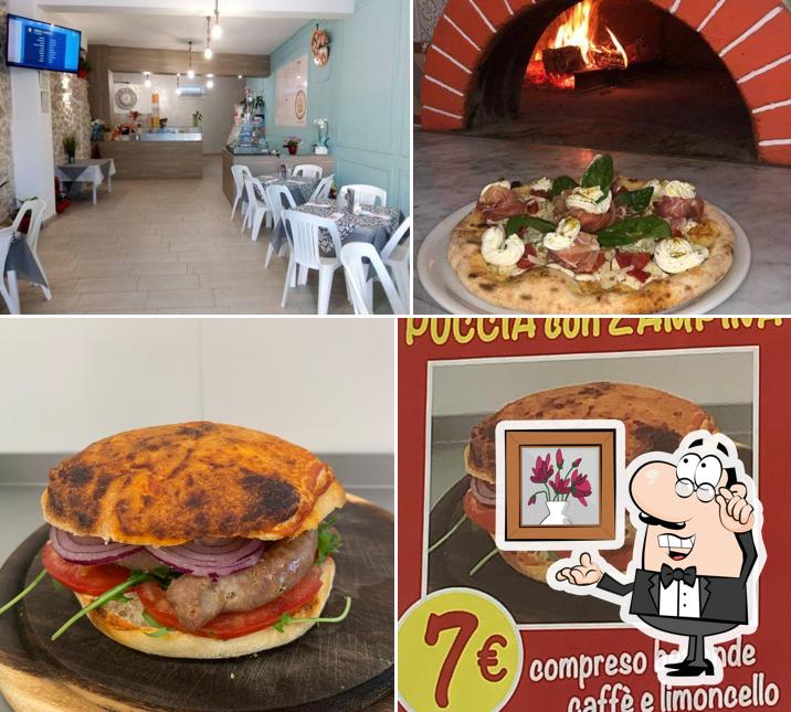 La foto della interni e cibo di Pizzeria Focacceria Melamangio da Paolo