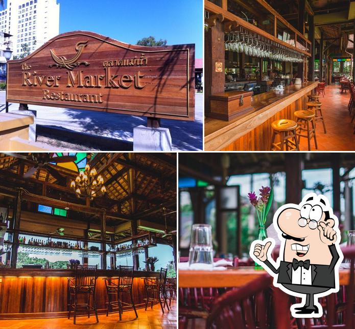 Check out how The River Market Restaurant looks inside