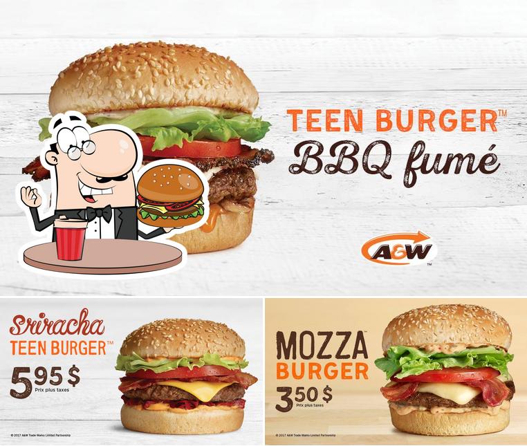 Faites-vous plaisir avec un hamburger à A&W Canada