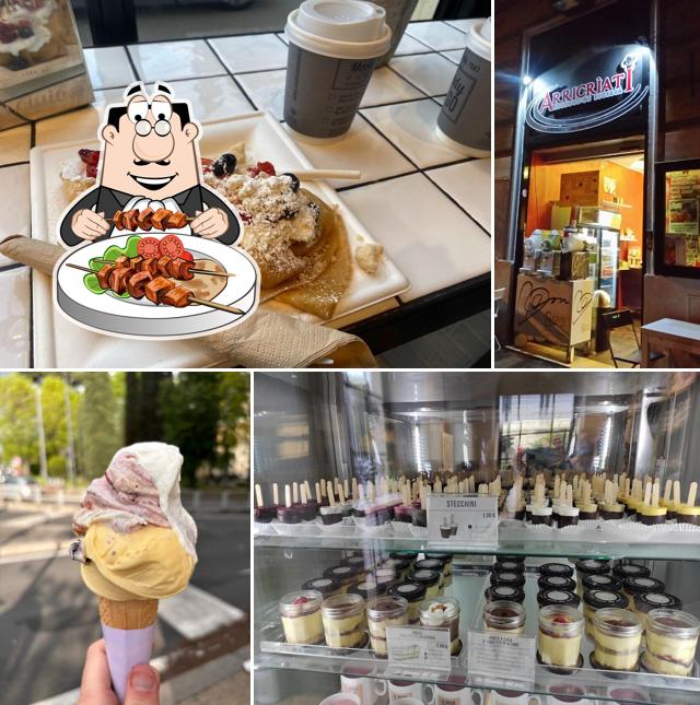 Platti al Gelateria La Romana