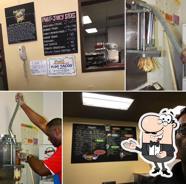 Phat & Juicy Burgers in Inglewood Restaurant menu and reviews