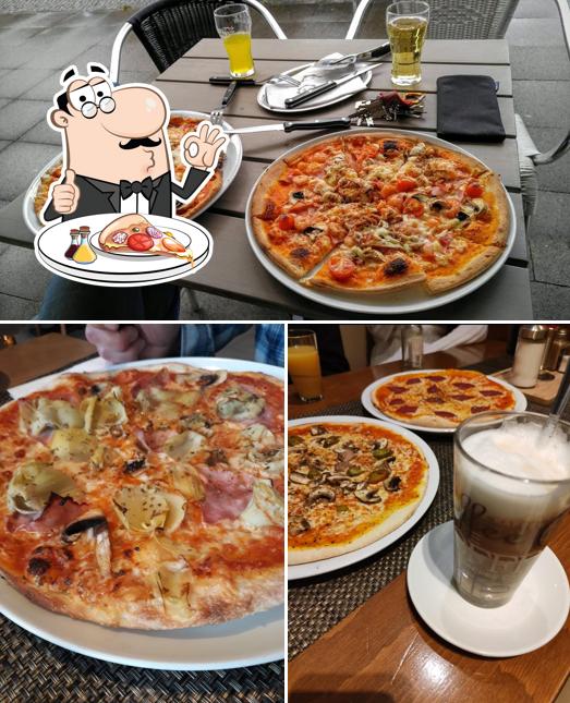 Prenez des pizzas à Pizzeria e Gelateria Centro