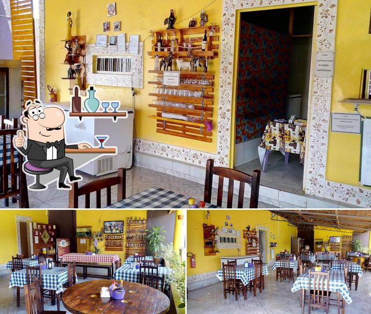 Veja imagens do interior do Restaurante Casa Amarela