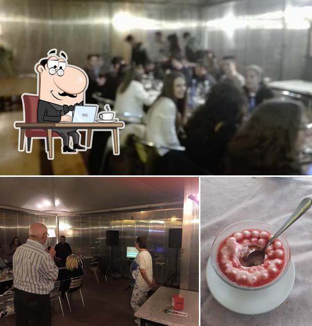 Dai un’occhiata alla foto che raffigura la interni e dolce di Pizza & Company