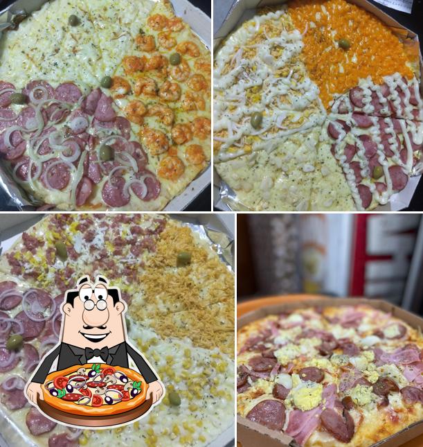 Peça diferentes estilos de pizza