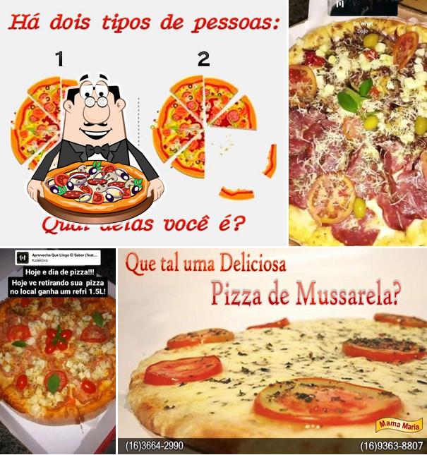 Consiga pizza no Disk Pizza Mama Maria