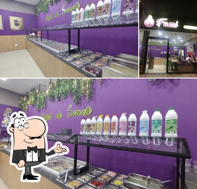 Veja imagens do interior do Sorveteria e Açaiteria Fami