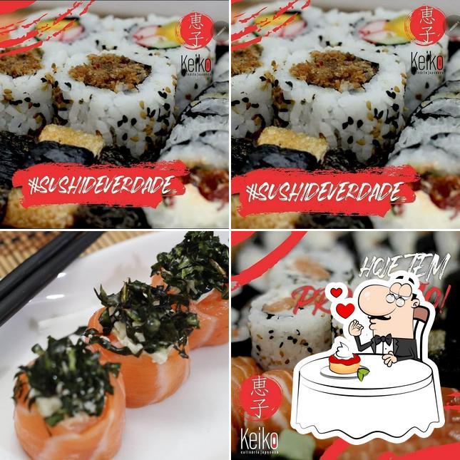 Keiko Culinária Japonesa oferece uma seleção de sobremesas