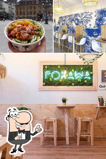 POKAWA Poké bowls se distingue par sa intérieur et extérieur