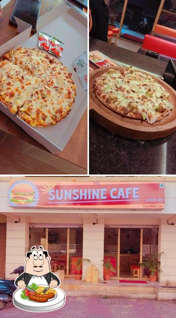 Among different things one can find food and exterior at SUNSHINE CAFE