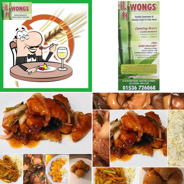 Comida en Vong's Hot Food Bar