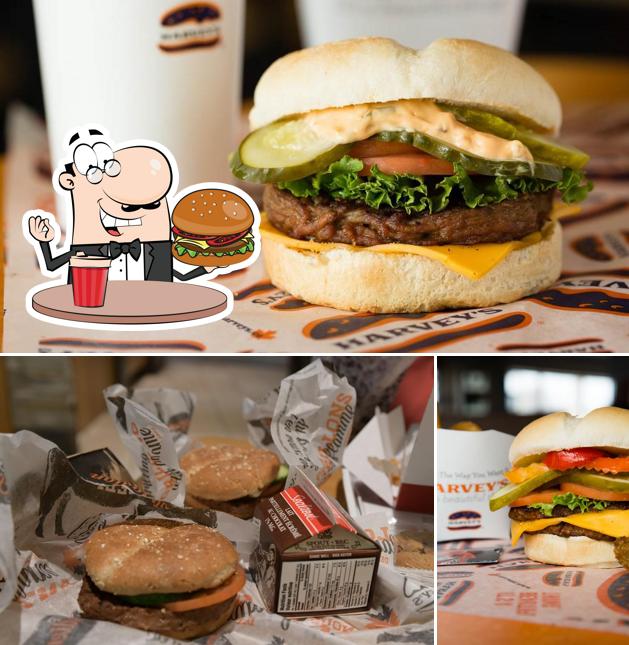 Les hamburgers de Harvey's will satisferont différents goûts