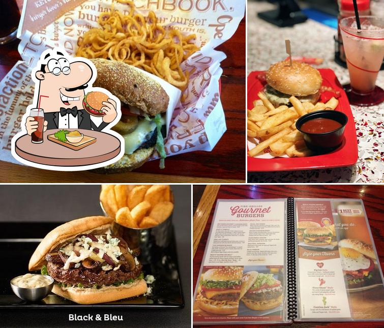 Try out a burger at Red Robin Gourmet Burgers and Brews