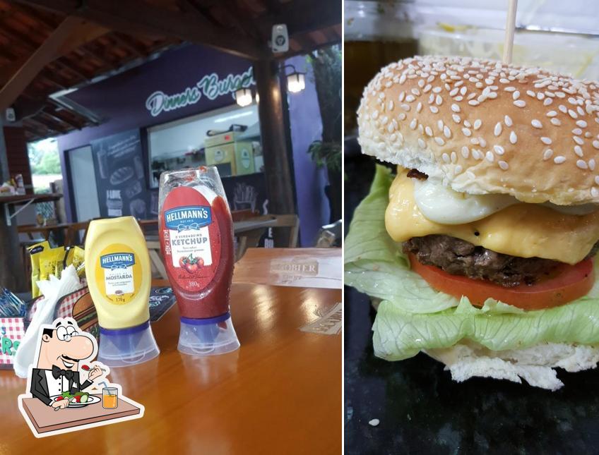 Гамбургер в "Dinners Burger"