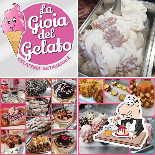 La Gioia del Gelato offre un'ampia varietà di dolci