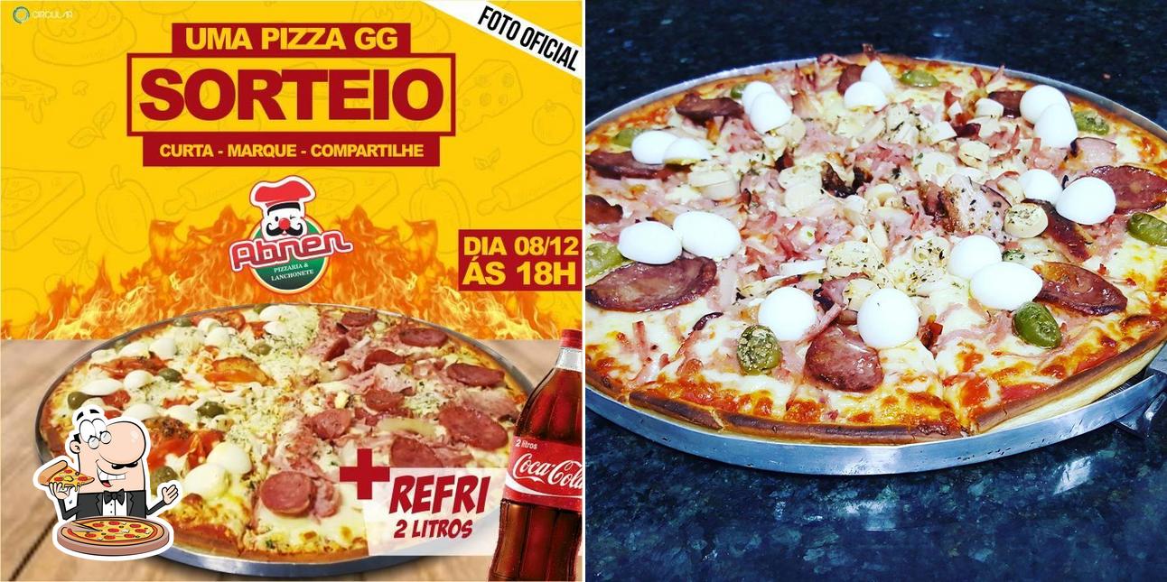 Escolha diversos tipos de pizza