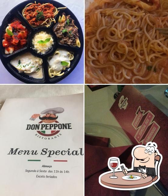 Comida em Don Peppone Ristorante e Pizzeria