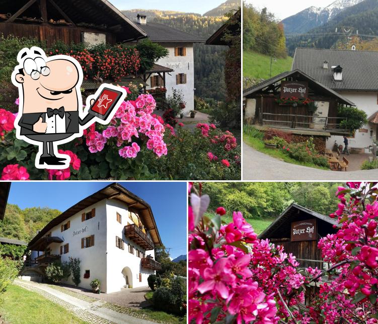 Goditi la vista dagli esterni di Buschenschank Putzerhof
