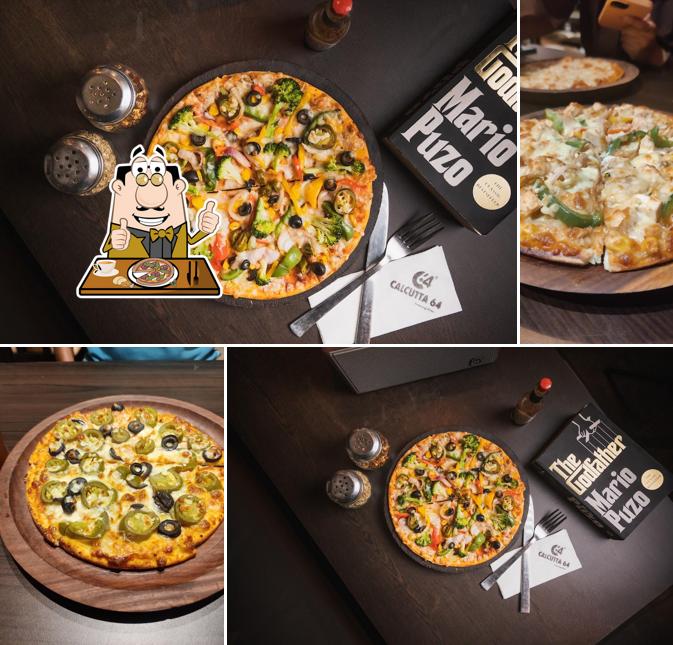 Get pizza at CALCUTTA 64