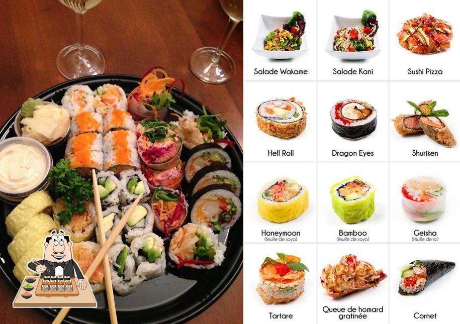 Les sushi sont offerts par Sushi Express Notori