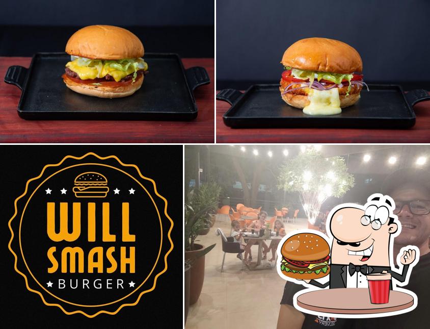 Hambúrguer em Will Smash Burger