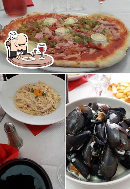 Еда в "Restaurant Pizzeria Da Franco"