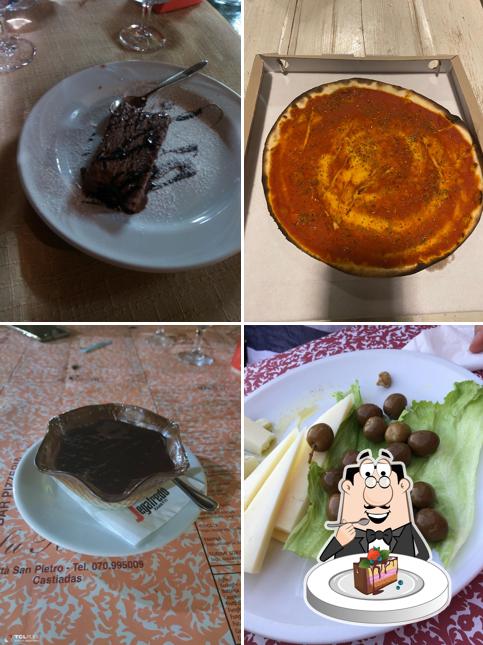 Torta al cioccolato al Bar Pizzeria Su Tostoini