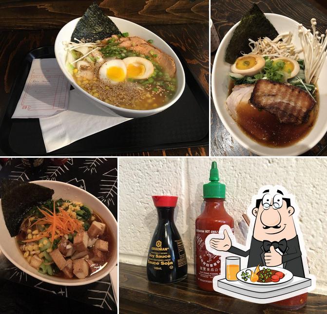 Nourriture à Bad Bones Ramen