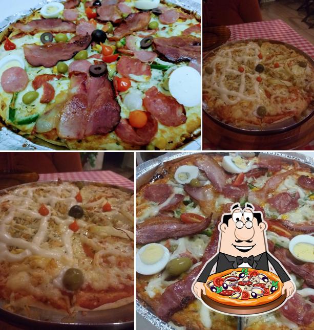 Peça pizza no Fortunato's Pizzaria E Lanches