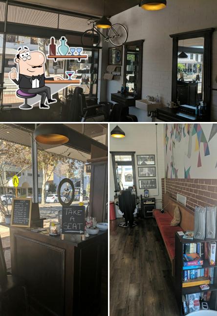 El interior de Fremantle Barber Co