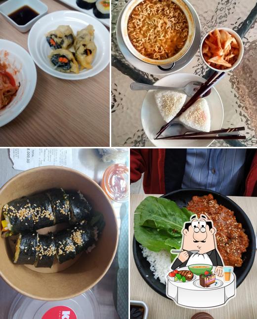 Sopa agripicante china en KIM comida coreana
